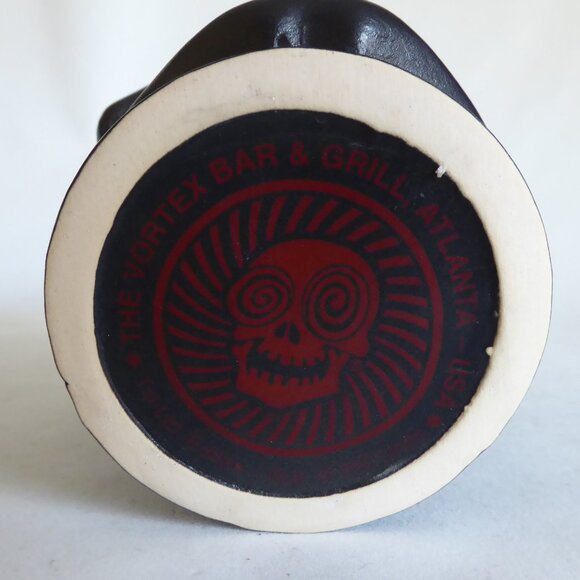 NEW 2016 LE 250 VORTEX HIP-MO-TIZER BLACK SKULL CERAMIC TIKI MUG - Picture 6 of 12